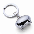 Hot Sale Pig Shaped Metal Key Chain